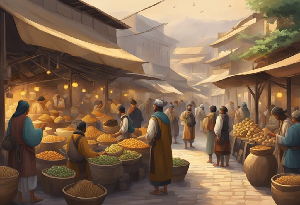 Old civiliization, Market area